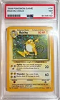 Pokemon TCG - Raichu 14/102 - Base Set Unlimited - WOTC - Holo - PSA 7 NM