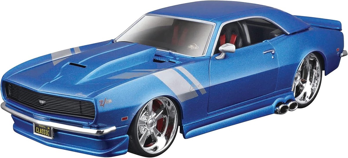 Kyosho Maisto 1/24 Chevrolet Camaro Z28 1968 Blue MS32508BL | eBay