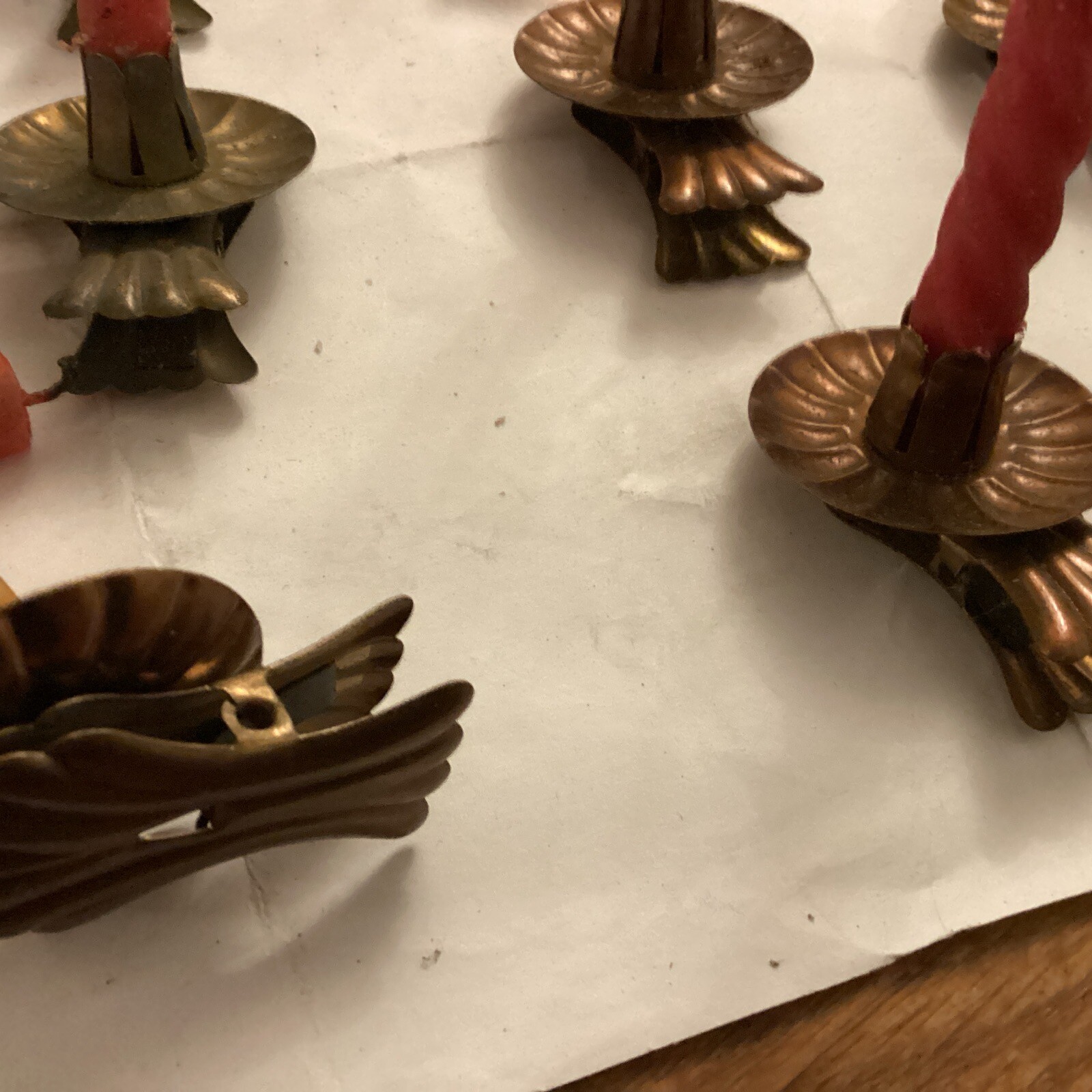 12 Vintage Christmas Tree Decoration Clip on Candles eBay