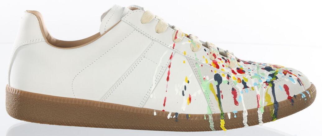 Maison Margiela Replica Paint Splatter - White for sale | eBay