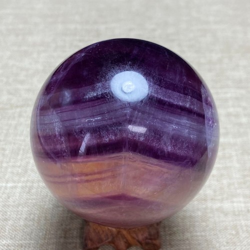 B8205-57mm-323g Natural Rainbow Fluorite sphere Crystal stone specimens - Picture 14 of 17