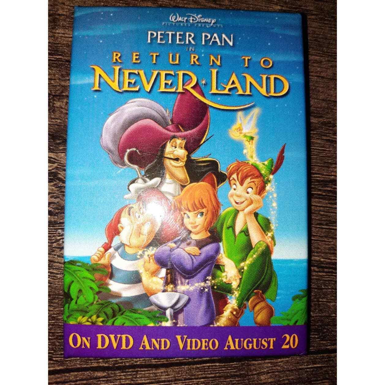 Disney PETER PAN IN RETURN TO NEVERLAND Movie Promo Pin | eBay Disney PETER PAN IN RETURN TO NEVERLAND Movie Promo Pin | eBay