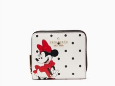 Kate Spade X Disney Minnie Mouse Small Zip Around Wallet
