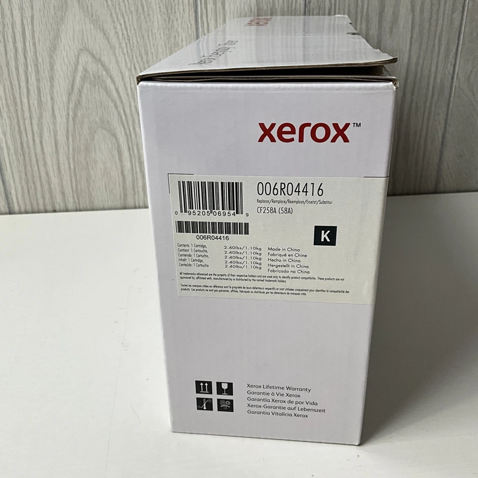 Xerox HP Laserjet Enterprise M406, MFP M430, Pro M404, MFP M428 黑色 CF258A — 第 3/4 张图片