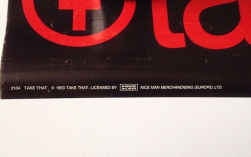 TAKE THAT 1994 Poster w68cm x h99cm / 26 ¾ x 39 inches - Picture 3 of 5