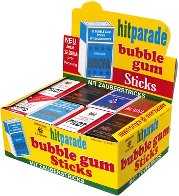 Dok Hitparade Kaugummi Zigaretten - Tutti Frutti - 32 Packungen