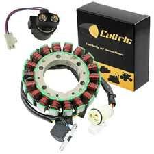 Stator & Solenoid for Yamaha YFM350 Warrior 350 2002 2003 2004 Atv New