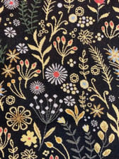 Upholstery Tapestry Fabric Mille Fleurs Royal Meadow Width 70  Length 10 yards