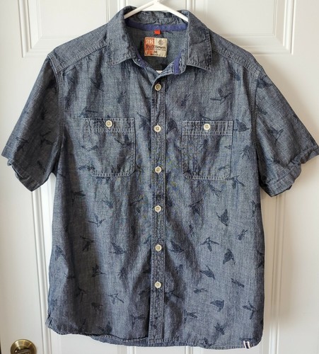 RUFF HEWN men's denim short sleeve 