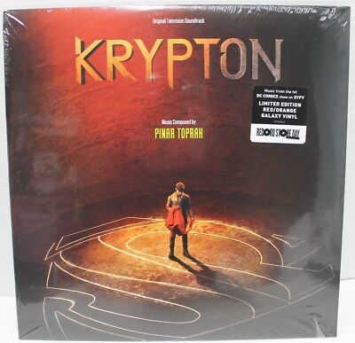 krypton - original television soundtrack - new - red/orange galaxy vinyl - dc