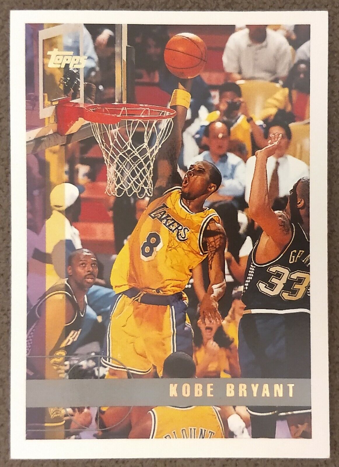 1992 SHAQUILLE Beam Team & Topps Gold Rookie Auto KOBE BRYANT Metal PMG Error MJ - Picture 358 of 449