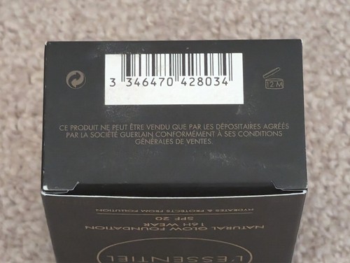 NIB Guerlain L'Essentiel Natural 16H Wear Foundation SPF 20, 00C Porcelain Cool - Picture 14 of 14