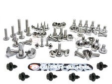 Kit bulloni copri carena schermo acciaio inox testa grande Yamaha FJR1300 2007