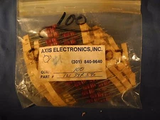 (100) PIHER Resistors NOS 39 ohm 1W 5% High stability No fluctuation Low noise