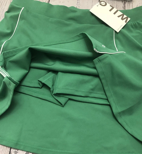 NWT WILO The LABEL Women's Size M Medium Tank Bra & Skort Set Green - Picture 2 of 8