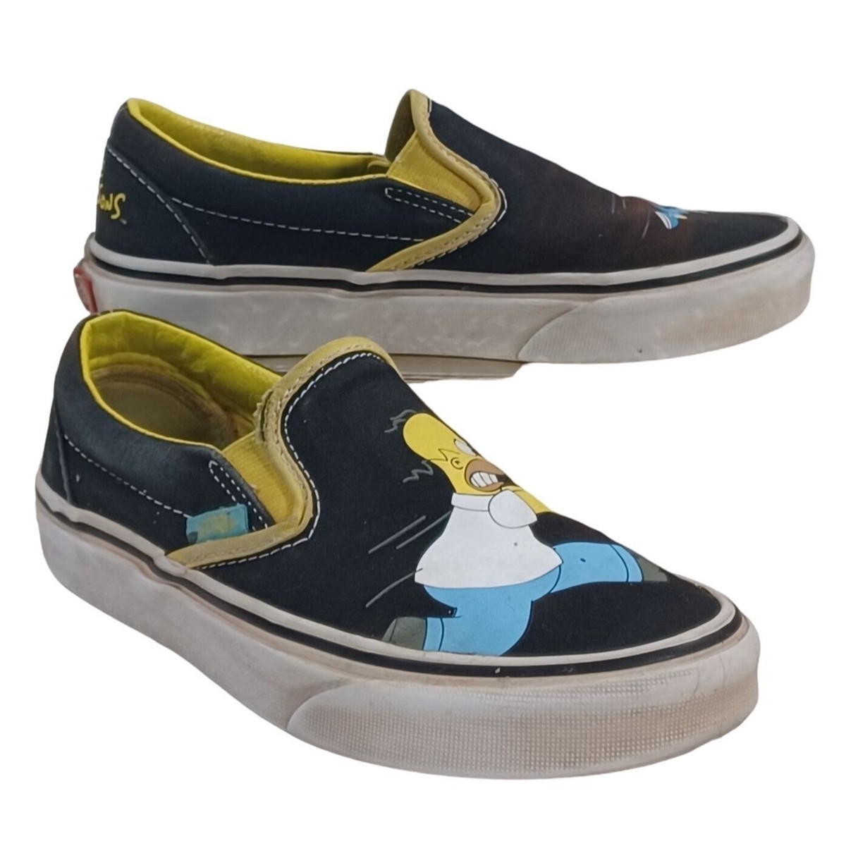 VANS‎ Slip On Simpsons Men\'s 12 Good Shape The Simpsons X Slip On Pro  main image 2