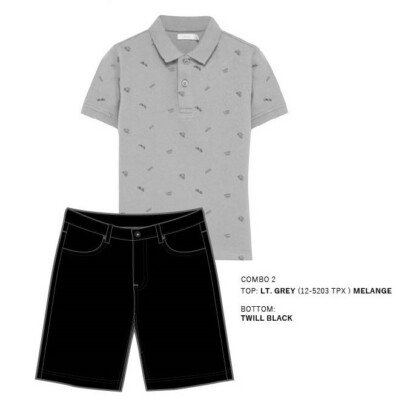 Dress sets for 8 years of children comes with top and bottom of pair 