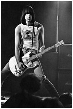 Johnny Ramone Canvas Poster 24x36 Concert Photo Wall Art Print - DIGITAL PAINT