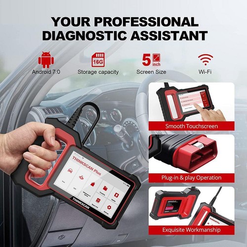 Thinkcar OBD2 Strumento di scansione diagnostica veicolo 5" ricaricabile, capacità dati live - Foto 5 di 7