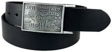 Levi's Men's Stylish Premium Genuine Leather Belt Black 11LV0253