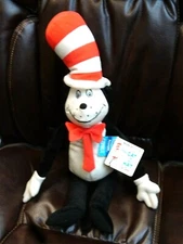 Adorable 20" Kohls Cares for Kids Dr Suess Cat In the HAt Stuffed doll w/Tags 