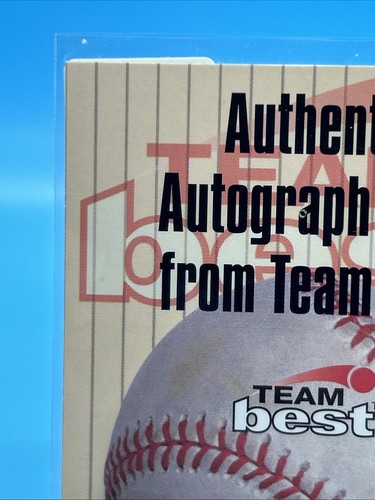 1998 Team Best/Best - Signature Series Autographs Troy Glaus RC - Picture 7 of 10