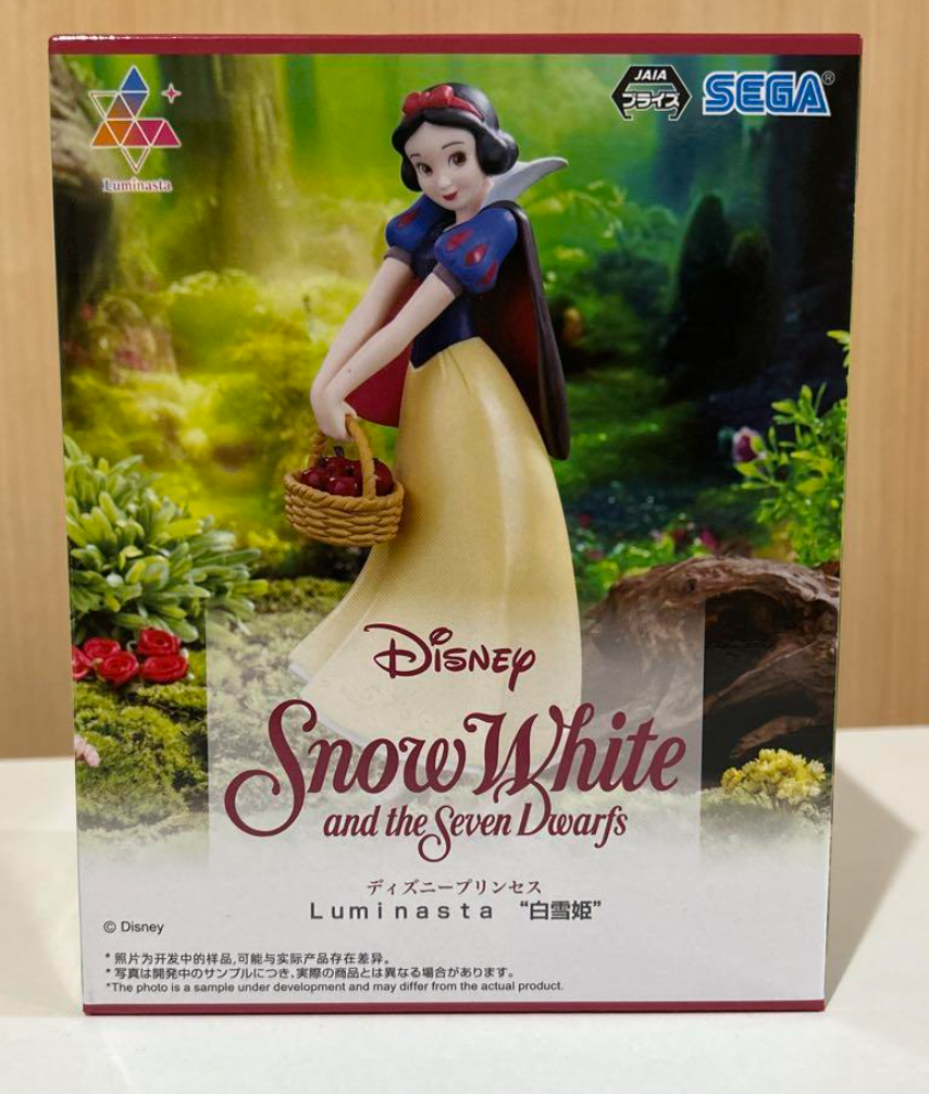 白雪姫 - 白雪姫 フィギュア  White Luminastaの10個セット Disney Princess Luminasta Snow White Figure Multicolor Anime SEGA