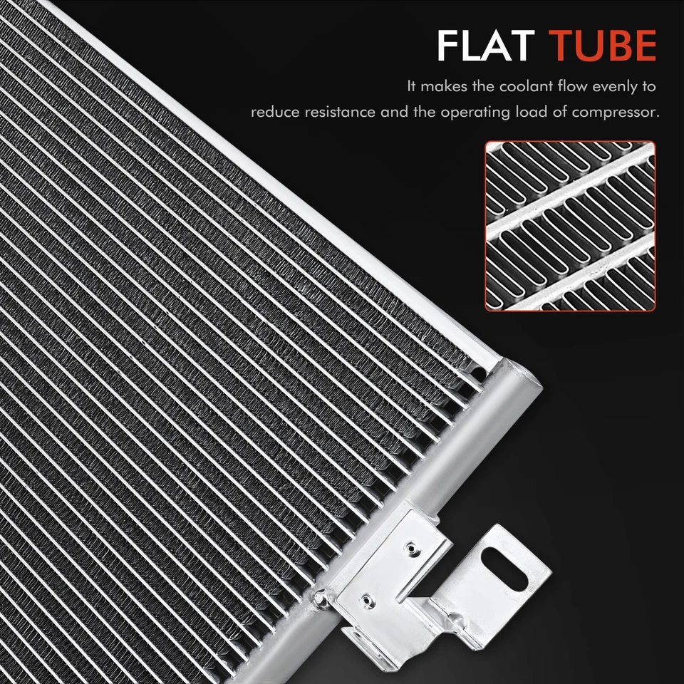 Condensador de aire acondicionado con soporte para Buick LeSabre Pontiac Bonneville 2000-2005 3,8 L Foto 3 de 4
