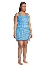 NWT Lands' End Draper James Womens Tummy Control Swim Dress 1 Piece 4 160 2D198