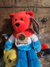 LIMITED TREASURES NETHERLAND EURO COIN RETIRED STUFFED PLUSH BEAR NEW