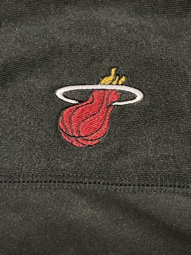 Adidas Climalite NBA Miami Heat Men's Black/White Full-Zip Jacket 2XL NWT T12 - Picture 3 of 9