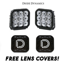 Diode Dynamics SS5 Pro LED Driving Light Kit w/ Multi Backlight Colors & Covers