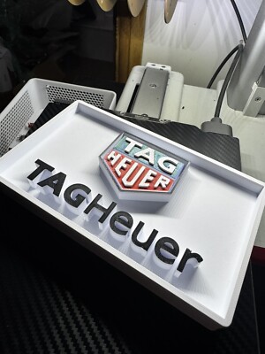 Tag Heuer 3D Schild - für Männerhöhle, Bar, Garage, Schlafzimmer, Büro | 20 cm x 13 cm.
