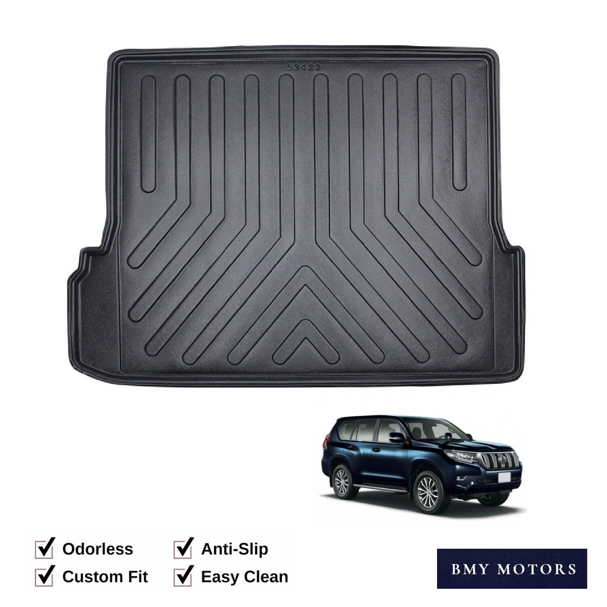 LAND CRUISER PRADO トランクカーペットマット Cargo Liner Rear Trunk Floor Mat for Toyota Land Cruiser Prado