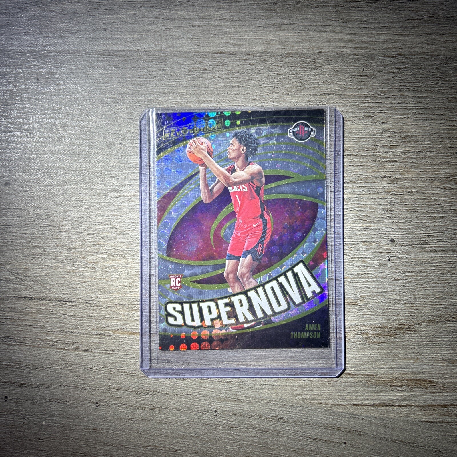 2023-24 Revolution Basketball Supernova Amen Thompson RC #7 Rockets