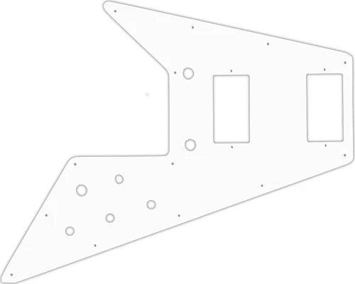 WD Custom Pickguard For Gibson 1966-1970 And 1975-1982 Flying V Mahogany Or 1...