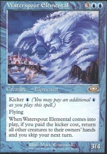 4x NM-Mint, English Regular Waterspout Elemental Planeshift magicmtg - Picture 1 of 1
