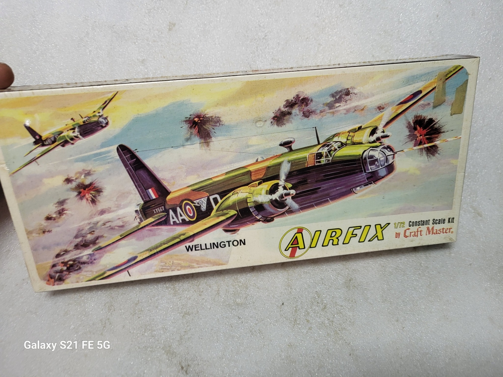 Sealed 1/72 Airfix RAF Wellington Bomber Model Kit #1406