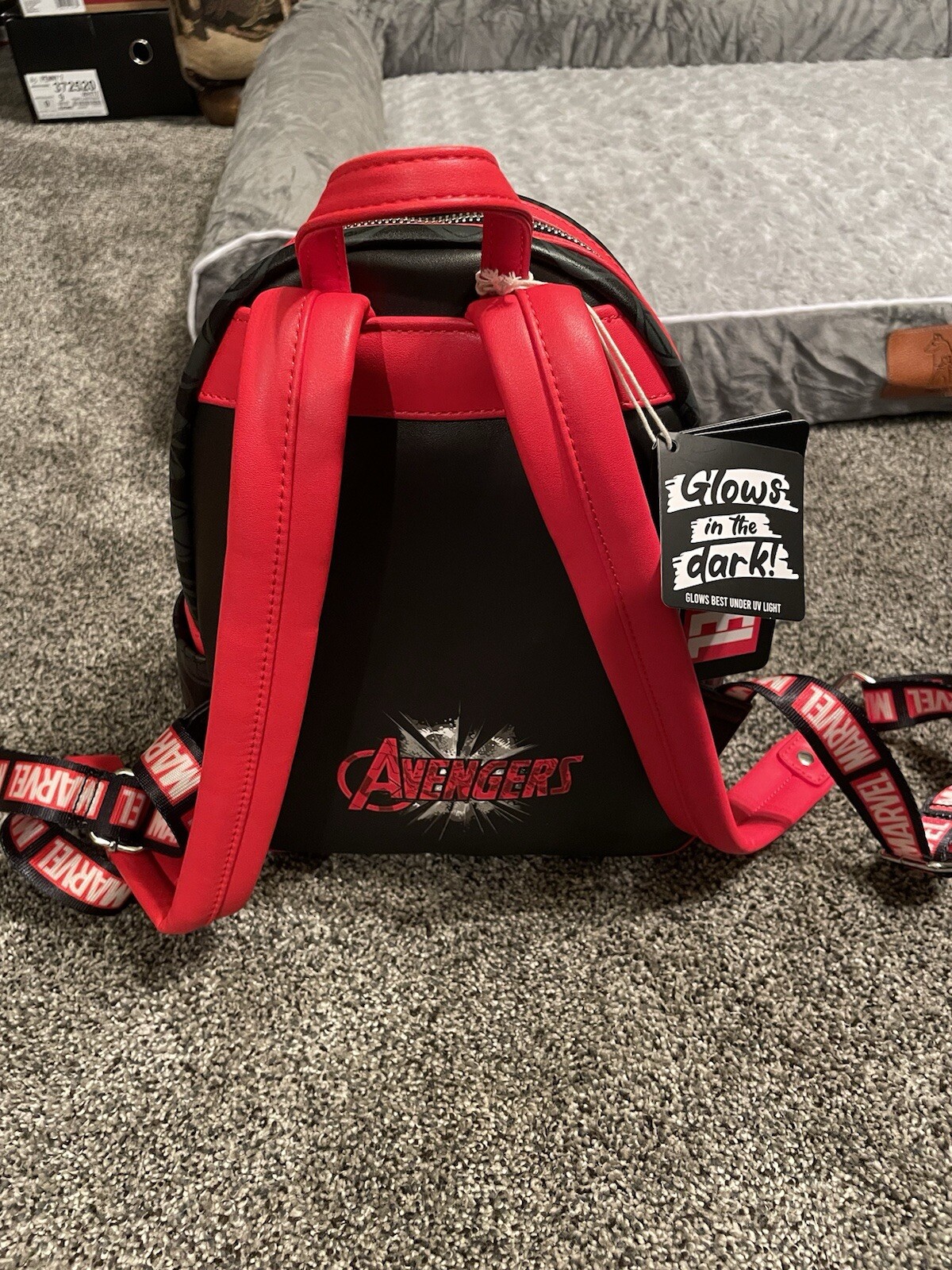 Loungefly Marvel Avengers 60th Anniversary Glow in The Dark Mini-Backpack image 2