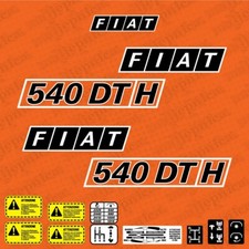 Fiat 540 DT H Adesivi Decalcomanie di ricambio aftermarket per trattore 