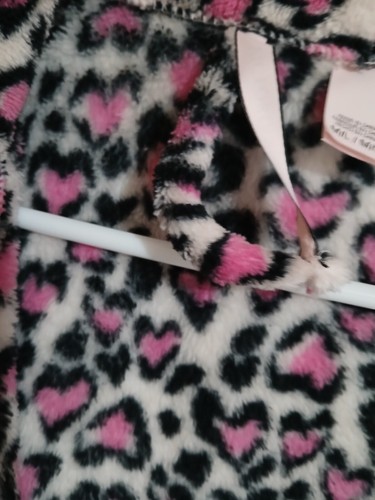 Bata corta de vellón para mujer Victorias Secret M L acogedora felpa salón mediana grande - Imagen 5 de 6