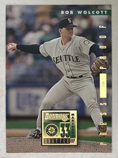 1996 Donruss Press Proofs - Bob Wolcott - #373 - Seattle Mariners - NrMt
