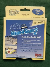 Warm Company Steam-A-Seam 2 Double Stick Fusible Web-1/4" X 40 Yards