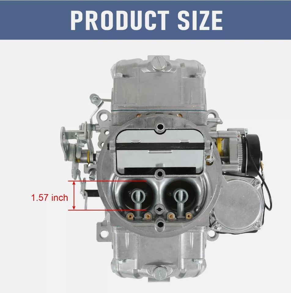 Holley 0-9015-2 750 CFM Marine Carburetor, Electric Choke, Vacuum