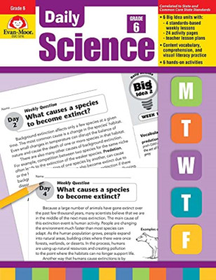 Daily Science, Grade 6+ - Paperback NEW Evan-Moor Educa 2010-07