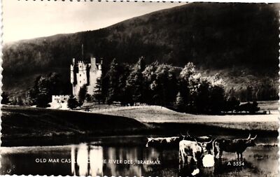 Vintage Postcard- Old Mar Castle, Braemar