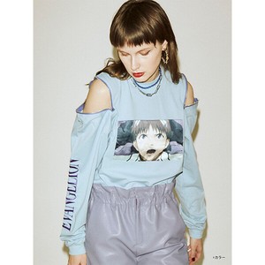 Anime Goods Evangelion X Jouetie Zip Long T Shirt Ice Blue Shinji Japan Only Ebay