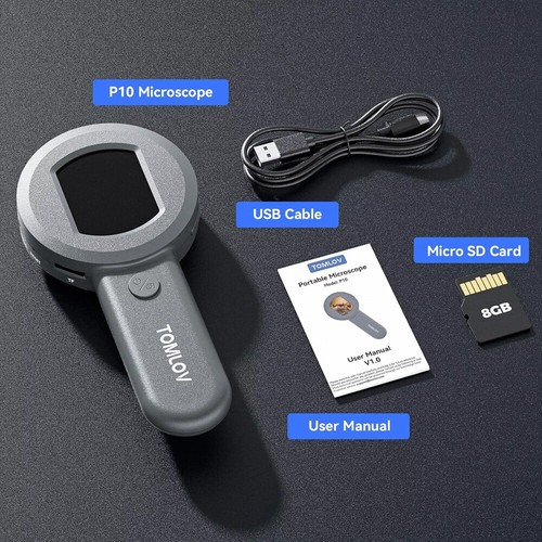 Mini tasca portatile 100X microscopio monete gioielliere lente di ingrandimento illuminata - Foto 17 di 19