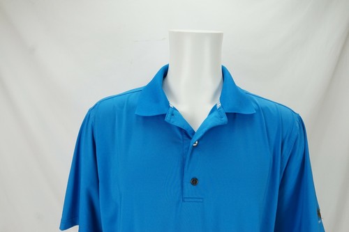 FootJoy 1952 Short Sleeve Golf Polo Shirt Blue Men's Medium - Picture 3 of 7