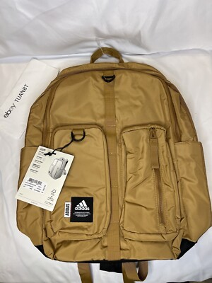#ad BRAND NEW ADIDAS Iconic 3 Backpack 15#x27; Laptop Bookbag Mesa Brown Tan 5155260